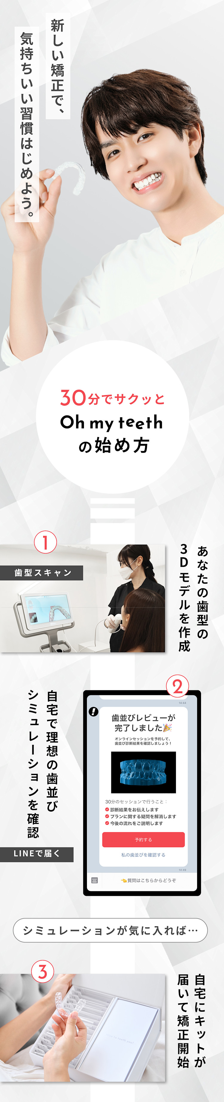 Oh my teethの始め方